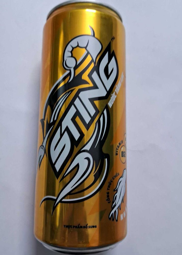 Sting Drink Empty Can