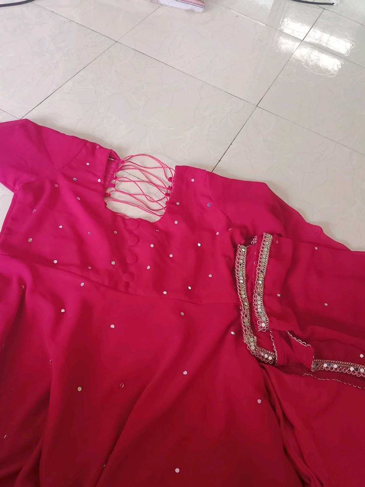 Pink Dress Material