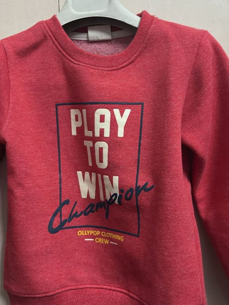 Cute 'Play to Win' Sweatshirt kids winter