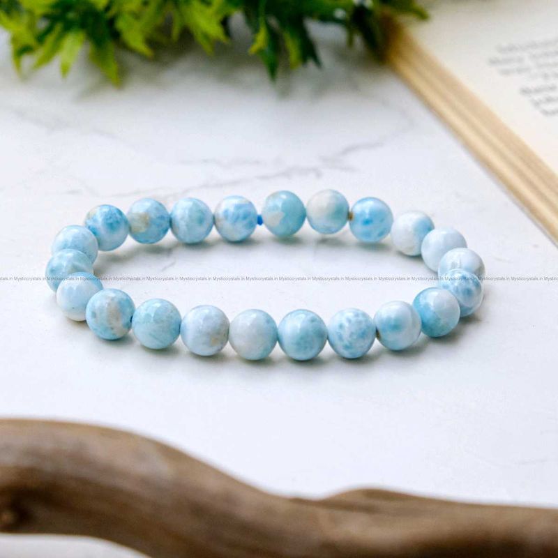 Larimar Evil Eye Bracelet