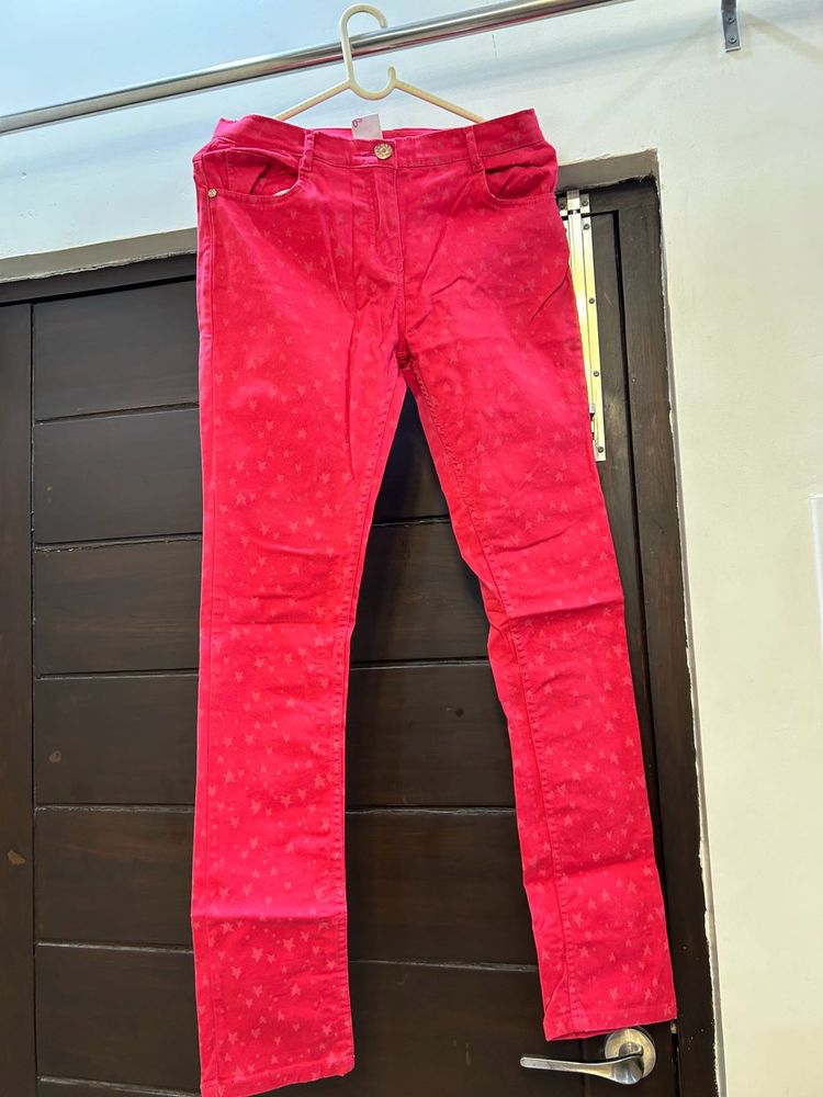 Gorgeous Pinkish Clr Of Jeans
