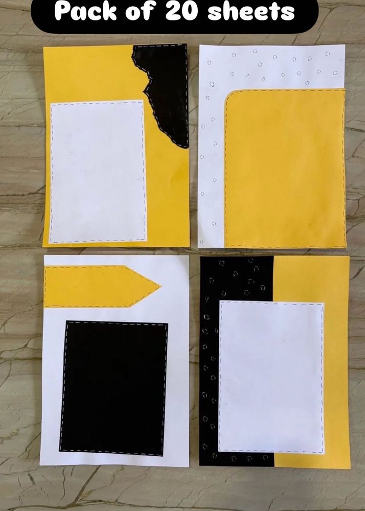 Pack of 20 Craft Sheets