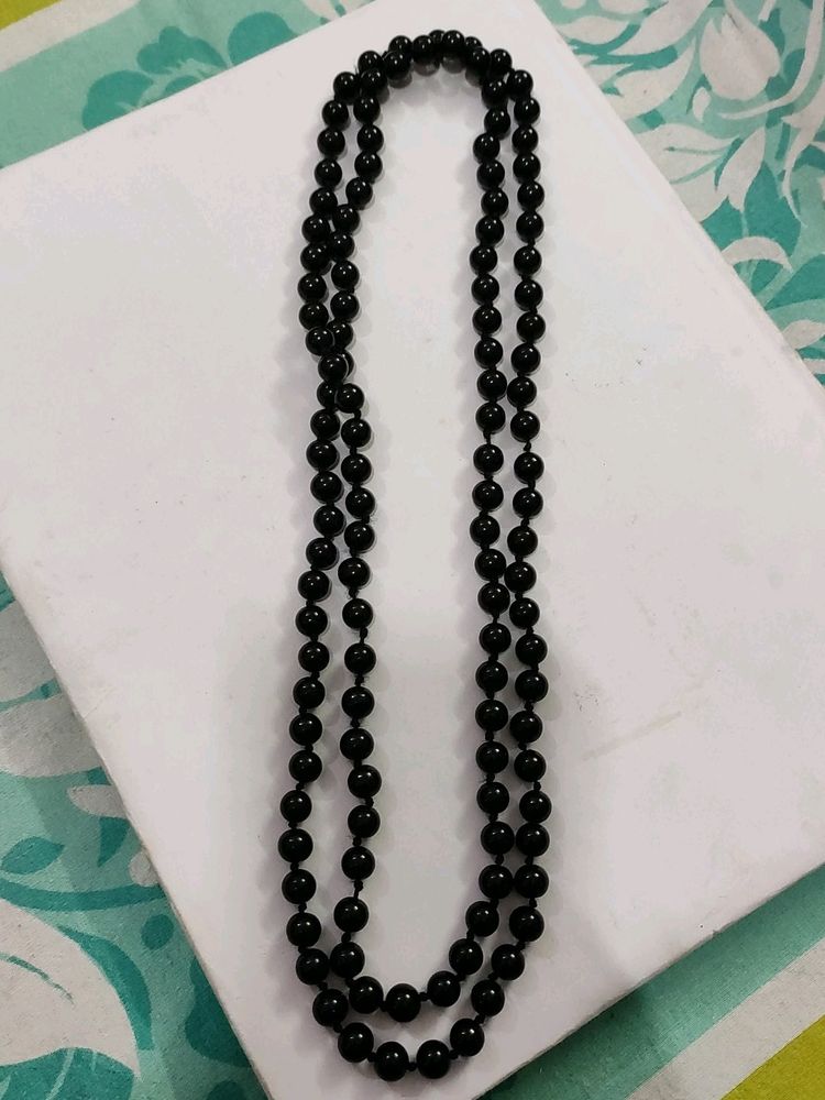 Black Moti Necklace