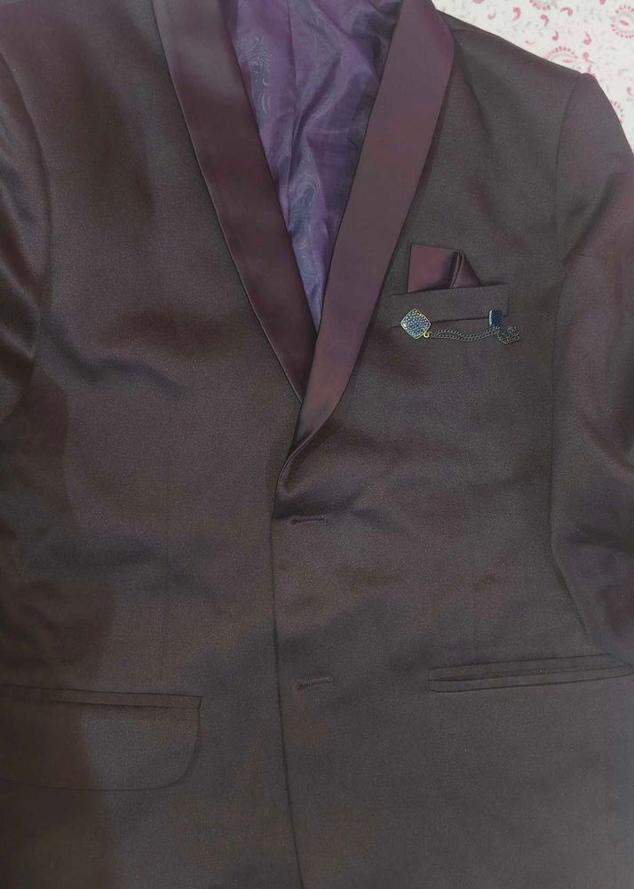 Stylish Maroon 3piece suit