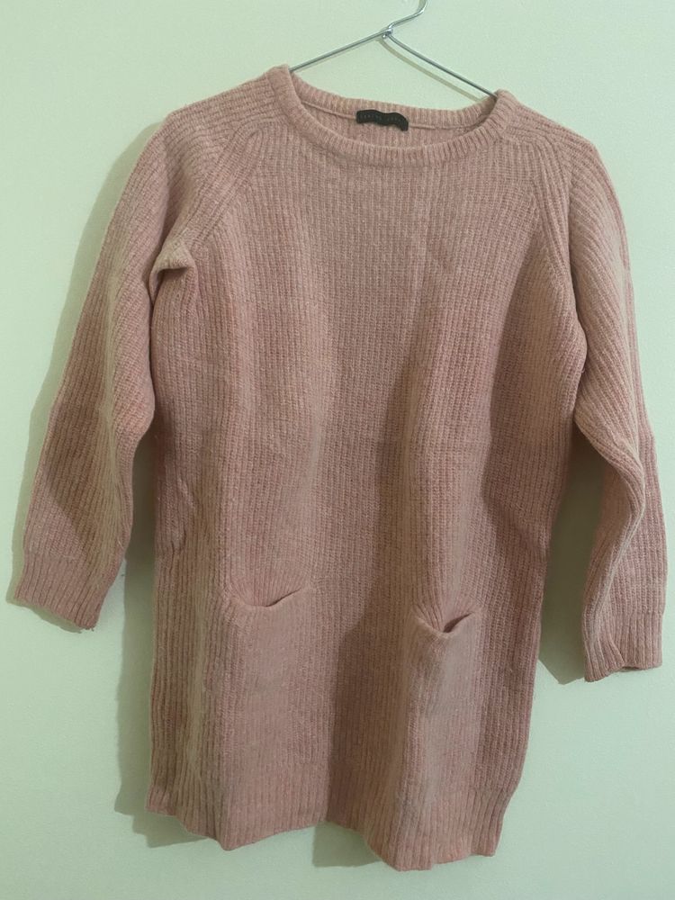 Rose Pink Woollen Top
