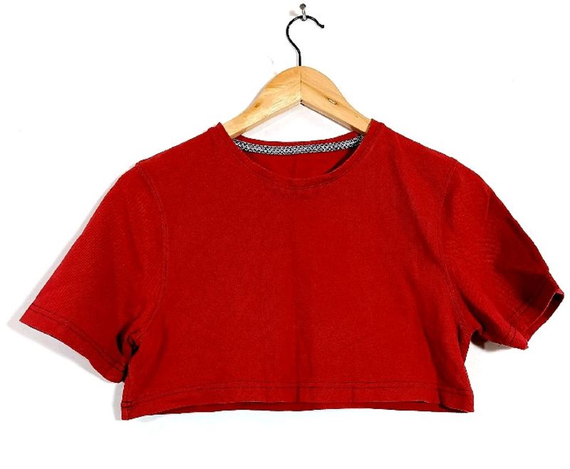 Red Crop Top