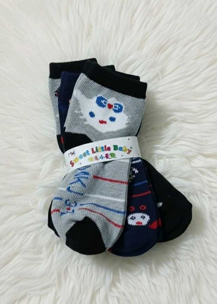 Cute Baby Socks - Pack of 3