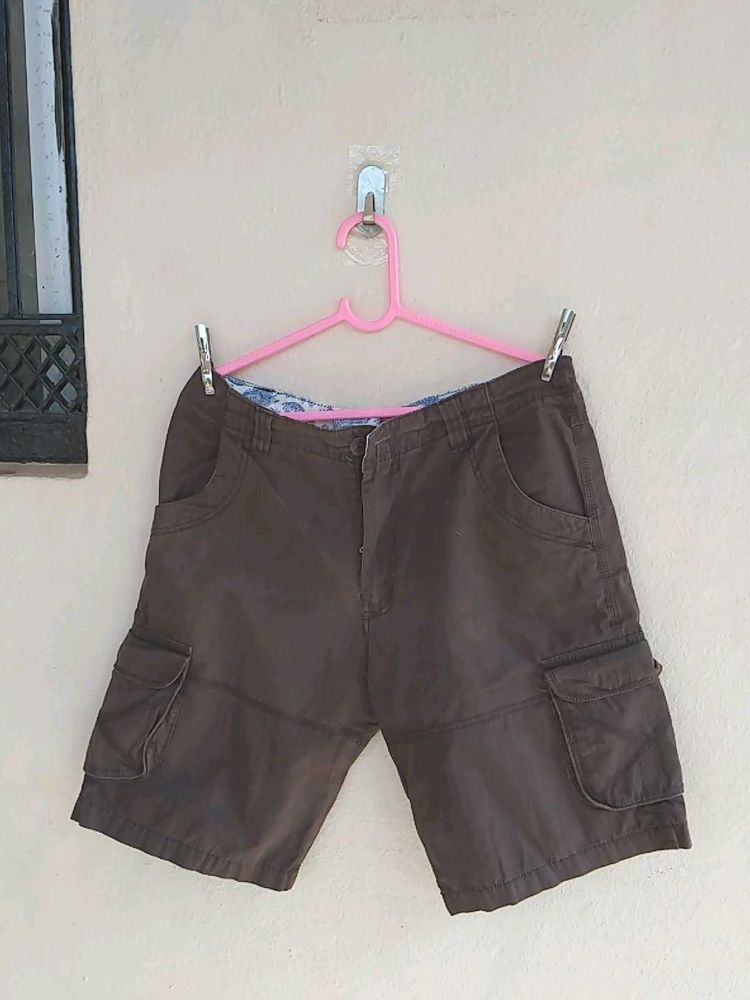 Men's Brown Cargo Shorts