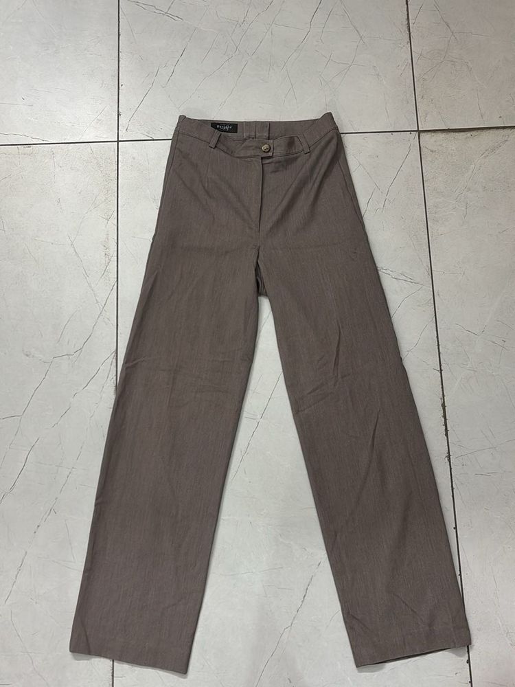 Straight Cotton Formal Pants 🩶