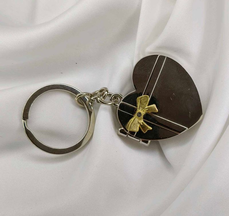 Heart photo frame Keychain