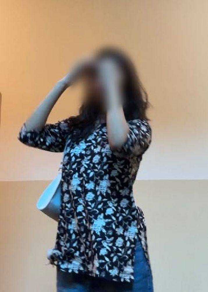 Floral Print Casual Kurta