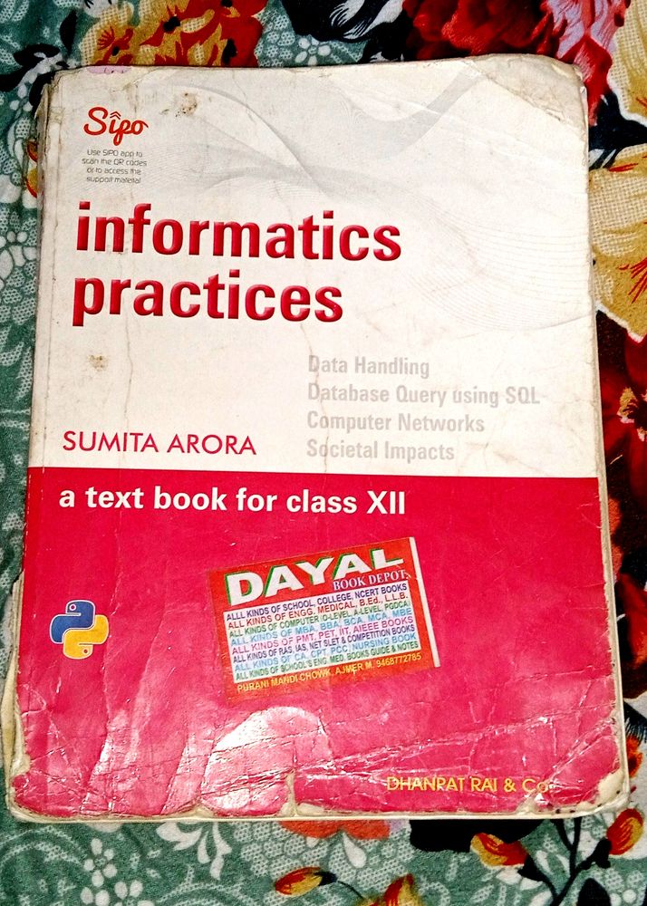 Sumita Arora &#34;IP&#34; Subject Class 12th Book
