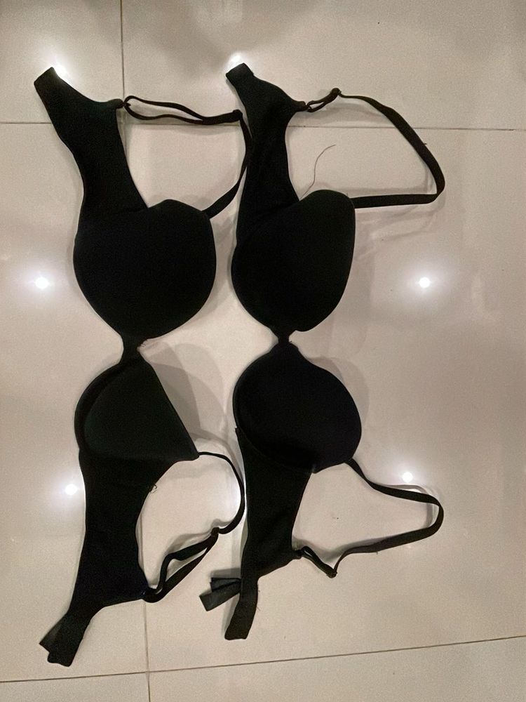 Black Bra Set of 2