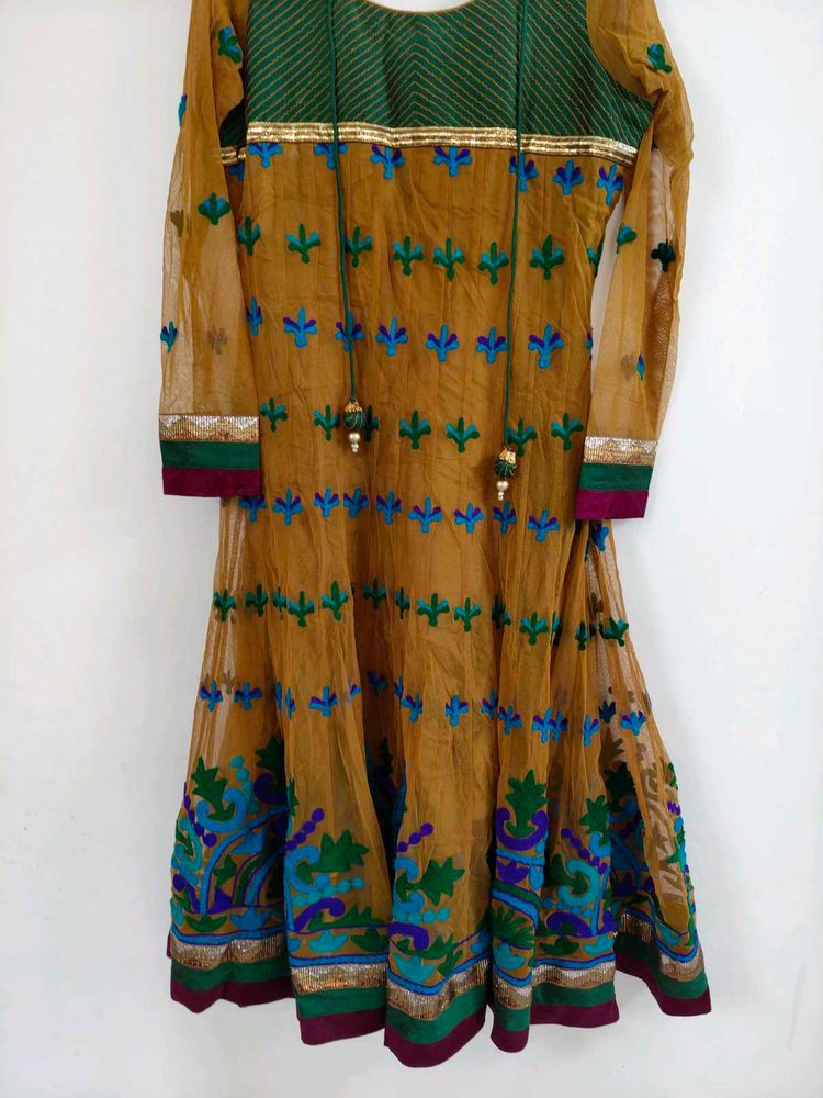 Embroidered Anarkali Dress No Return