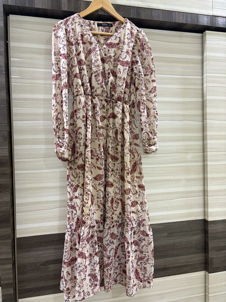 Floral Print Maxi Dress