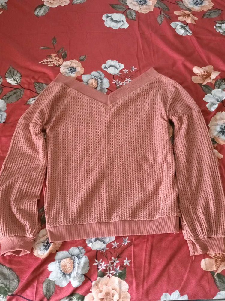 Cozy Knit V-Neck Sweater
