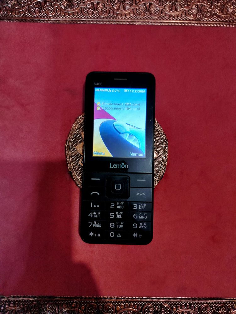 Lemon S406 (Black) Keypad Phone