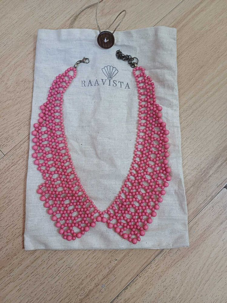 Brand New handmade Raavista Bead Work Collar Neckl