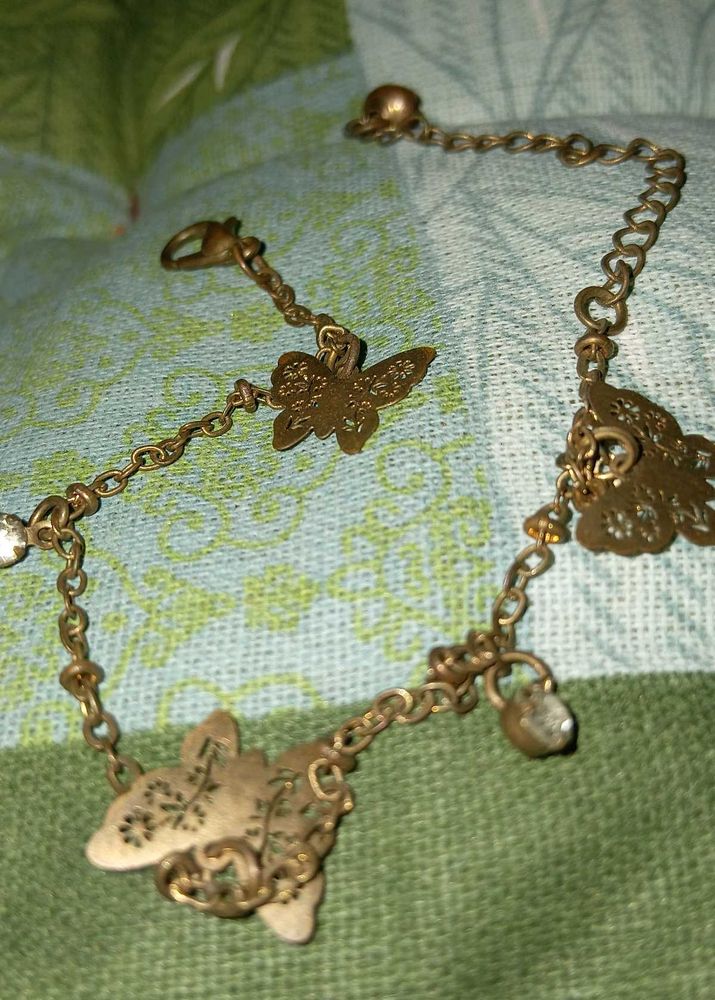 Butterfly Charm Anklet