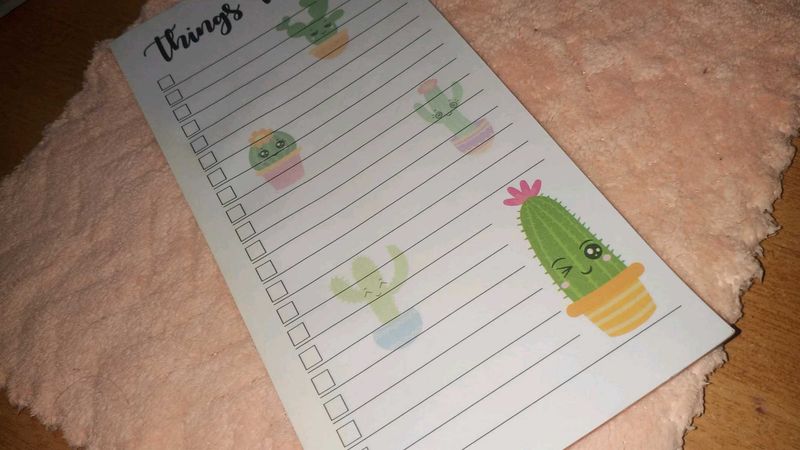Cactus To-Do List