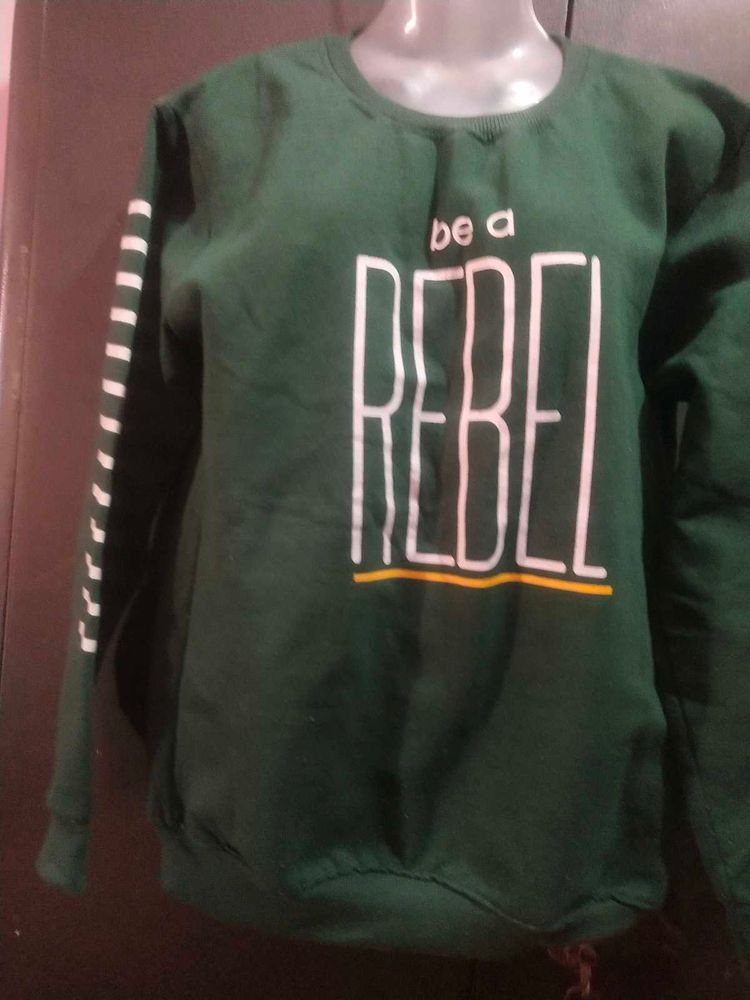 Dark Green Color Winter Warm T Shirt Full Sleeve
