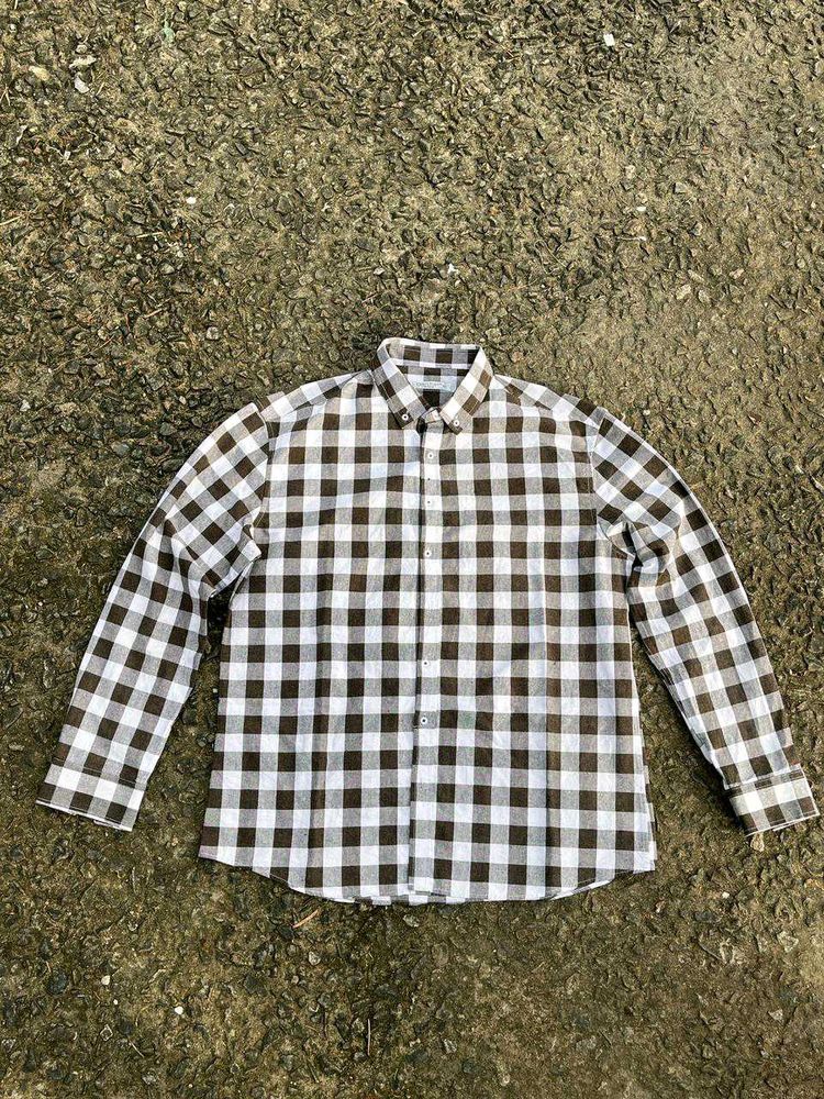 christian stephanus shirt (L)Checked Long Sleeve