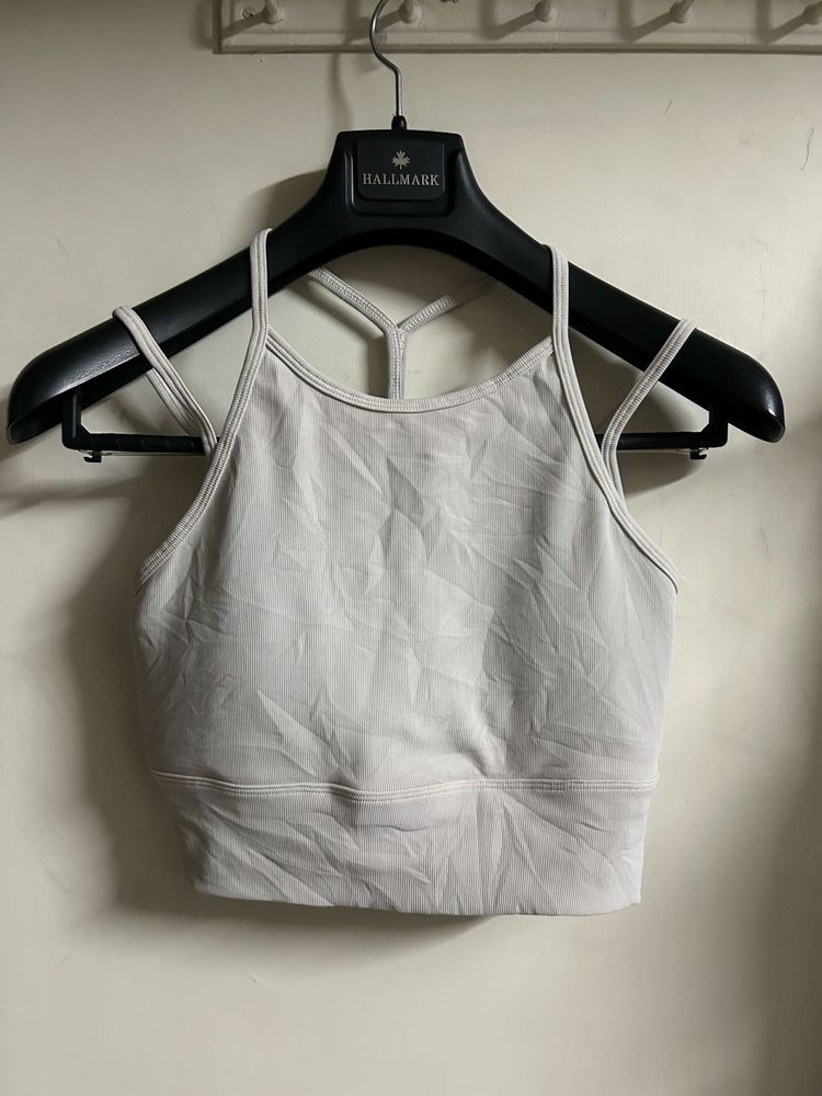 Ribbed Workout Crop Top