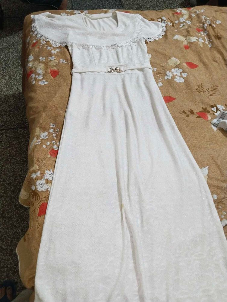 WHITE LONG MAXI DRESS🤍✨🌸