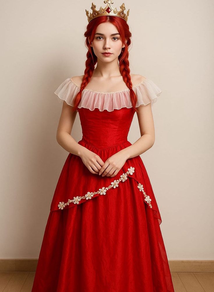 Red Princess Dress👸🏻