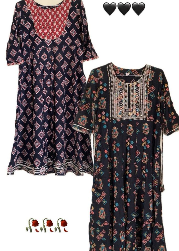 Combo Of Beautiful A-Line Kurtis