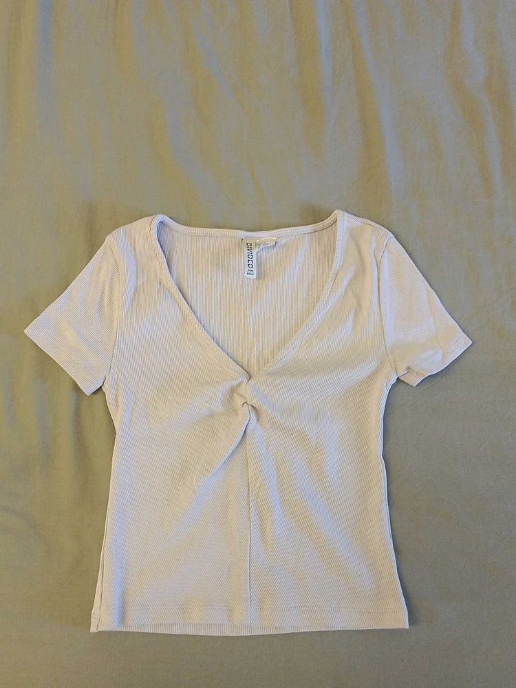 H&amp;M Twist-Front Top