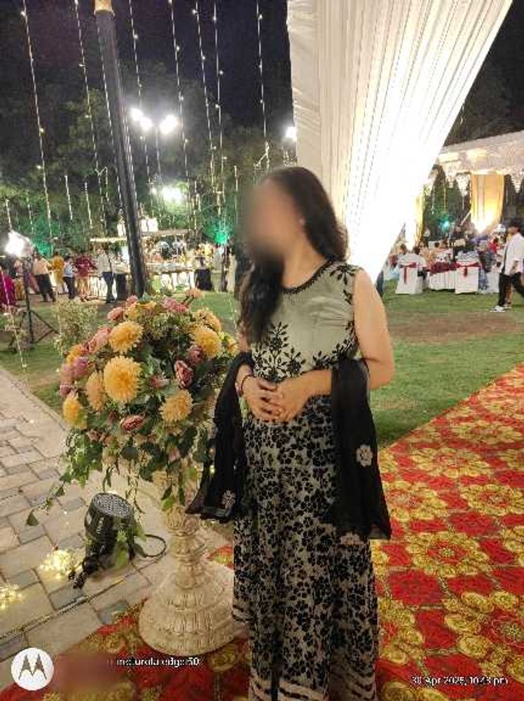 Elegant Ethnic Gown (L size)