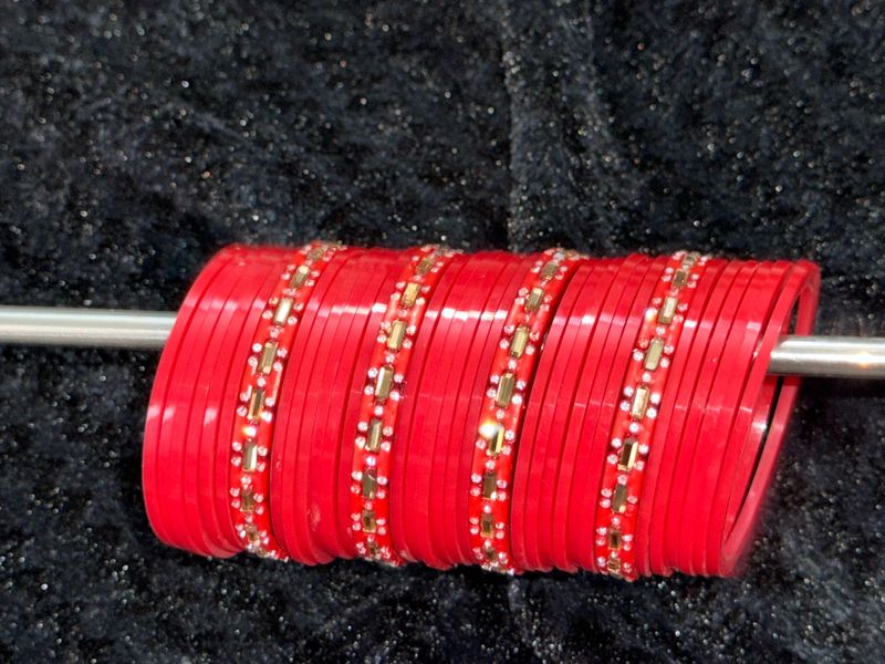 Red Bridal Bangles