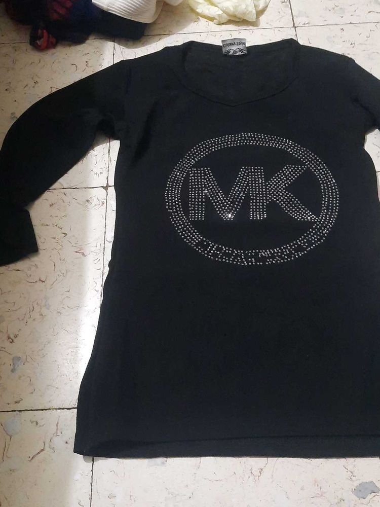 Black Long Sleeve Top
