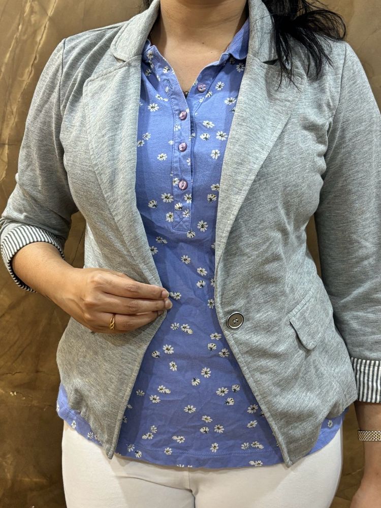 GINGER By lifestyle Grey stylish Blazer