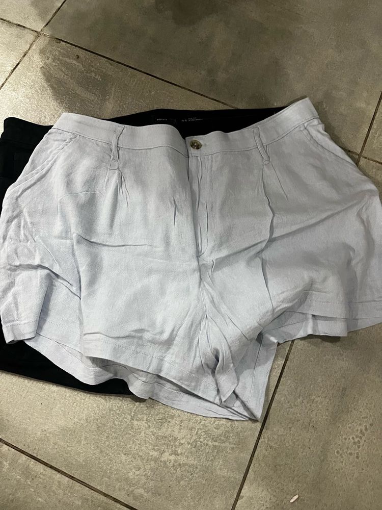 Hollister Cotton Flowy Basic Shorts