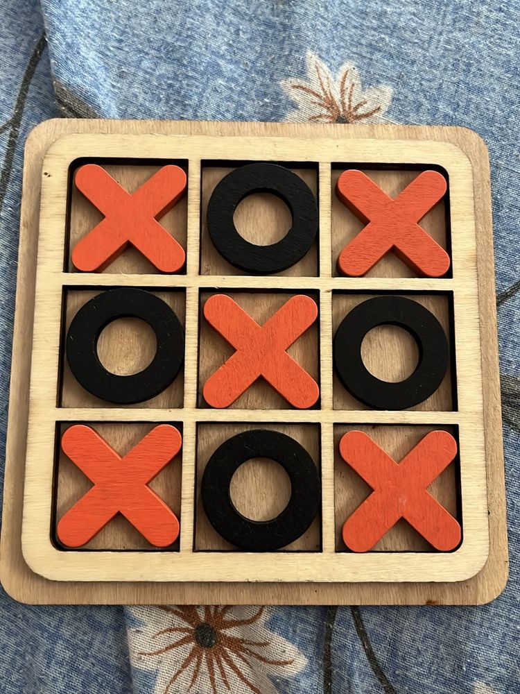 X And O Wooden Game