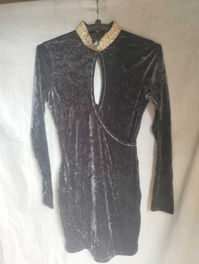 Elegant Velvet Mini Dress
