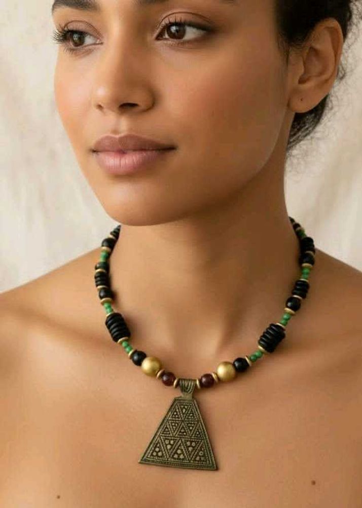 Boho Triangle Pendant Necklace