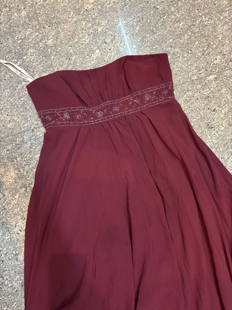 Burgundy Gown / Dress