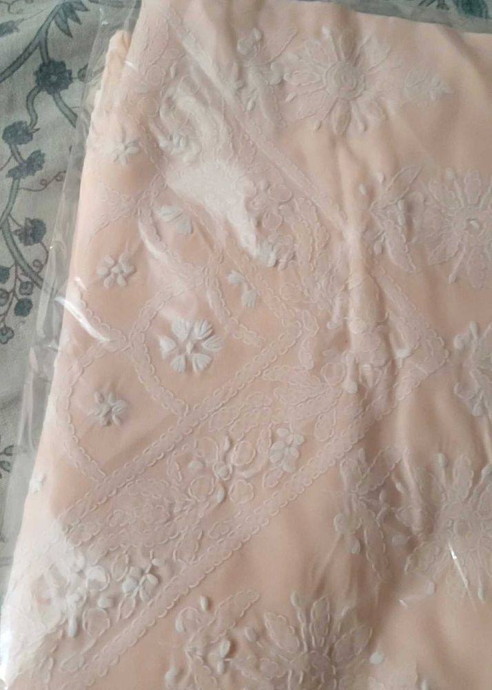 Lakhnawi Cotton Suit Embroidery