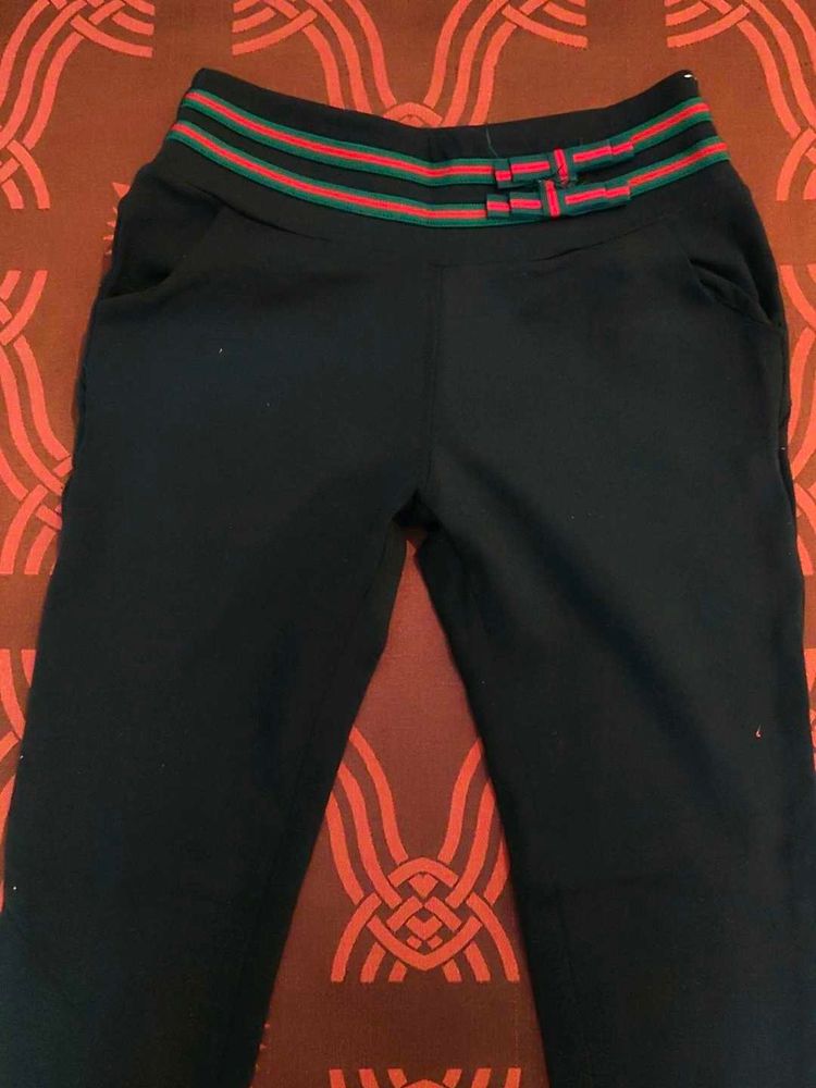 Stylish Black Casual Pants
