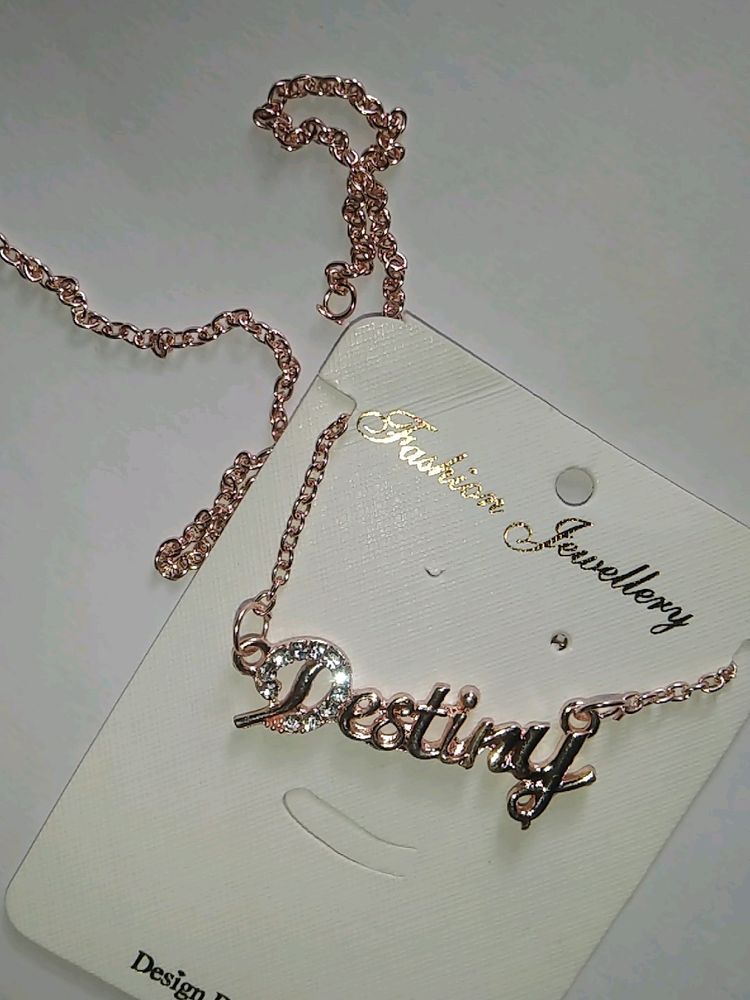 Chain With Word &#34;Destiny&#34;