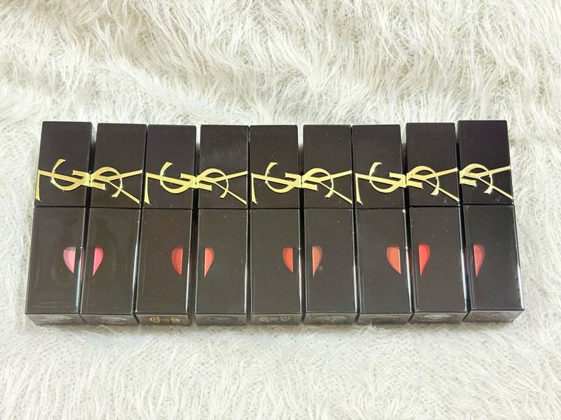 YSL The Inks Vinyl Cream High Shine Lip Stains