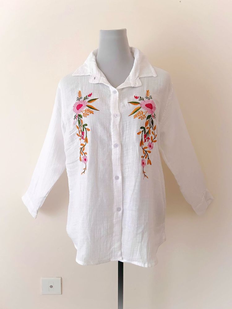 100% COTTON MULMUL SHIRT