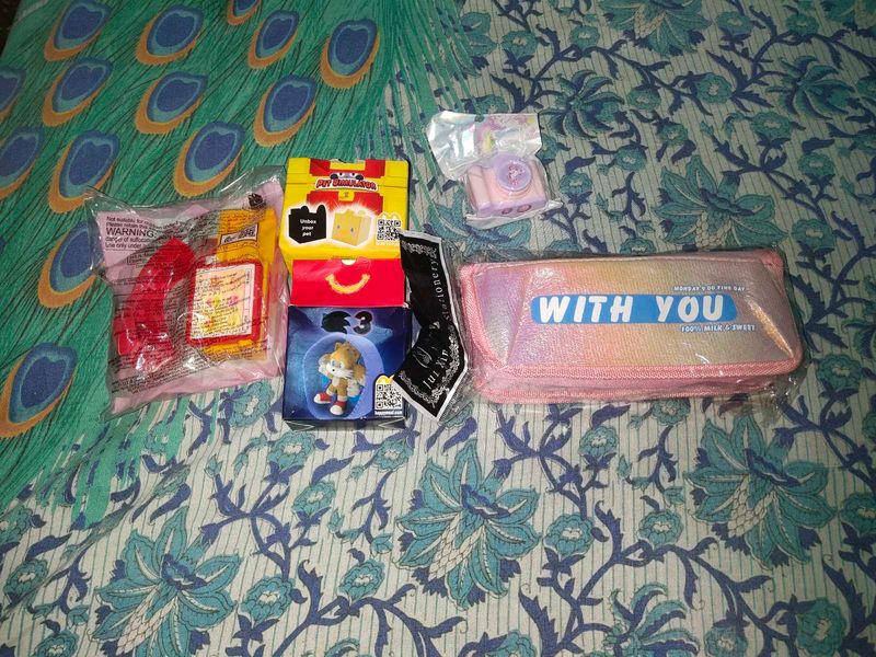 Kids Toys And Pouch Combo