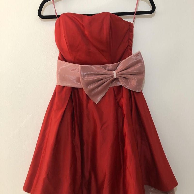 Cute bow, mini Dress