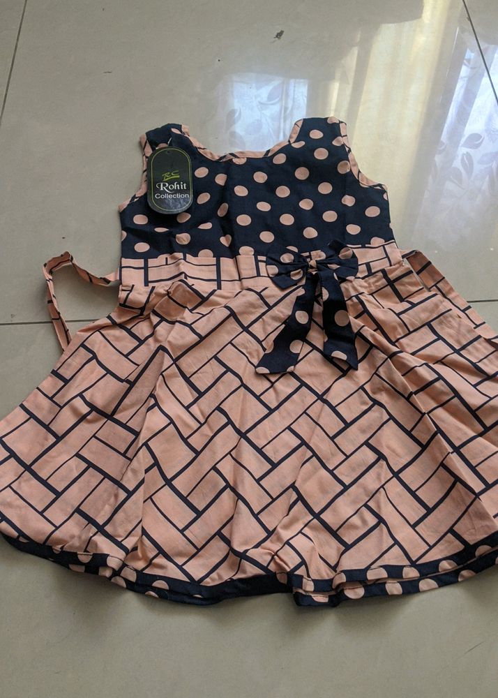 New 2-3 Years Cotton Frock