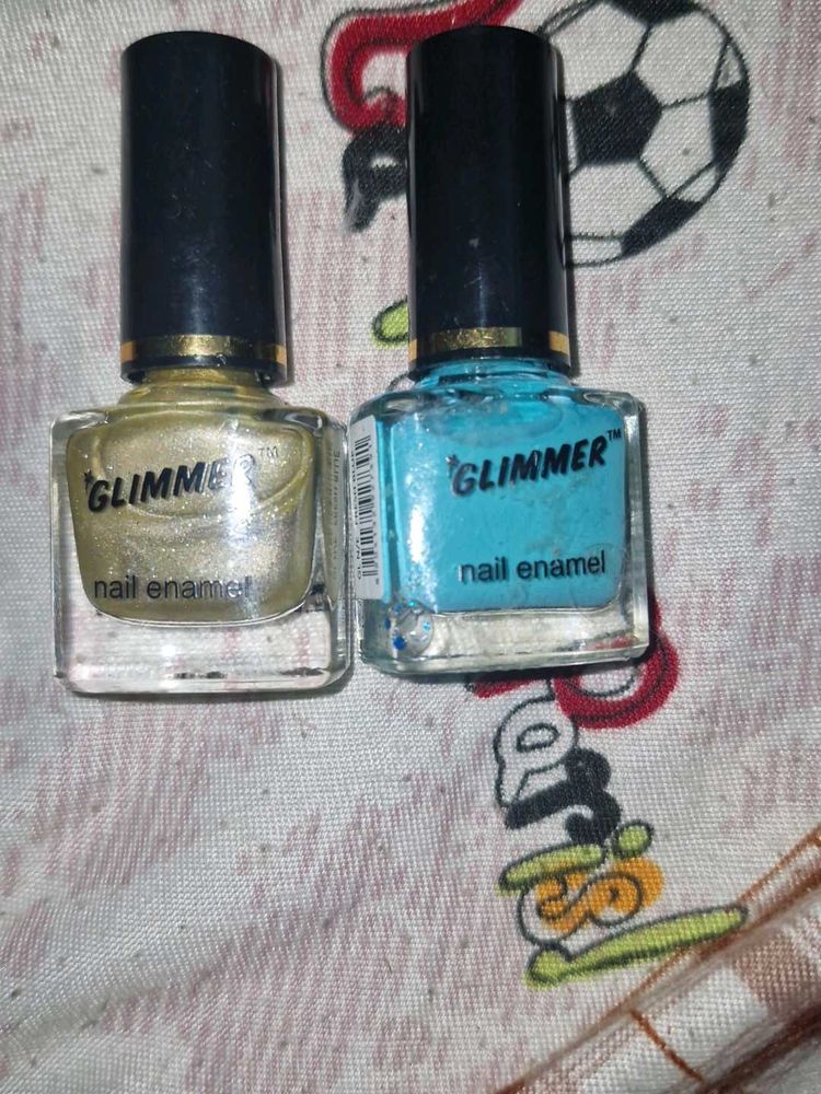 Glimmer Nail Enamel - Two Colors!