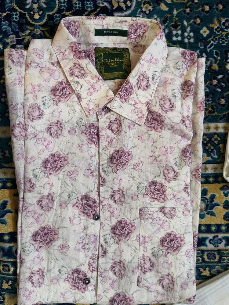 Floral Linen Shirt